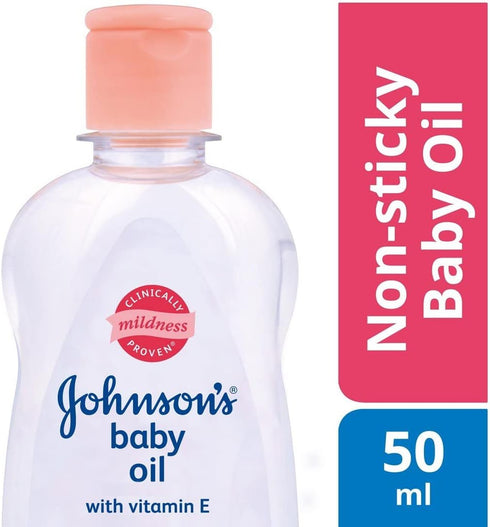 Johnson's Baby Massage Oil, 50 ml / 1.7 FL Oz - 3 Pack...