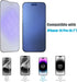 2 Pack Matte Anti-Blue Light Eye Protection Screen Protector for iPhone 14 Pro, Anti-Glare Blue-Light Blocking Tempered Glass Film 6.1", Scratch R...