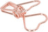 100 Pcs Mini Clips, Heart Shape Multicolor Paper Clips for Paperwork, Home, School, Office Supplies (Rose Gold)...