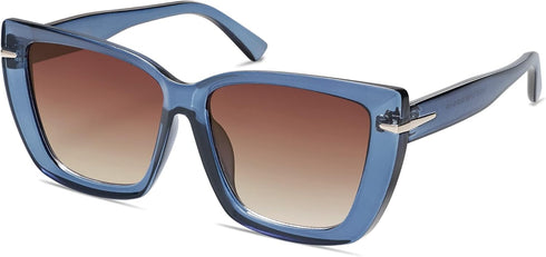 SOJOS Large Oversized Cat Eye Sunglasses for Women 70s Retro Trendy Designer Shades SJ2231...