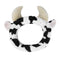 Facial Spa Headband Cosmetic Makeup Headband Skincare Headband for Washing Face Makeup (Cow)...
