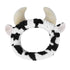 Facial Spa Headband Cosmetic Makeup Headband Skincare Headband for Washing Face Makeup (Cow)...