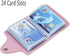 K Y KANGYUN Credit Card Holder for Women 2 Pack, Transparent Plastic Small Credit Card Holder Protector Sleeve Unisex ?Pink&Blue?...