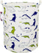 Dinosaur Laundry Basket Baby Laundry Hamper Cute Kids Hamper Toy Storage Bin Handles for Boys and Girls Dinosaur Room Decor (Polychrome Dinosaurs)...