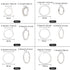 Silver Jump Rings for Jewelry Making Supplies Open Jump Rings 4mm 5mm 6mm 7mm 8mm 10mm Jump Ring for DIY Bracelet Earrings Necklace Jewelry Findin...