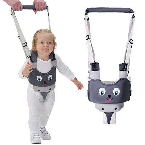 IULONEE Baby Walker, Handheld Kids Toddler Walking Harness Helper Assistant Protective Belt Child Activity Walker Adjustable Standing Up Walking L...