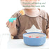 Baby Fork and Spoon Set with Carry Case Baby Training Utensils Self Feeding Toddler Silverware Silicone and Stainless Steel Kids and Toddler Utens...