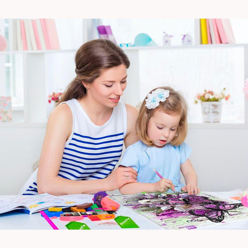 LVIITIS 5D Diamond Painting Butterfly Kits for Adults Full Drill,Diamond Arts Dots Kits for Adults Christmas Paint with Diamonds Gem,Pictures Arts...