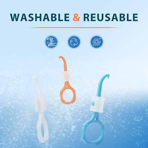 3 pcs 2 IN 1 Clear Aligner Removal & Seating Tool for Invisible Removable Braces & Trays, Retainers - Clean and Hygienic Oral Care Accessory, A Mu...