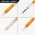 Trim Nail Punch with Retaining Clip, 7.56 Inches Nail Punch While Protecting Finish and Hands, 1 Inch Throat Trim Nail Driver, Ideal Trim Punch To...