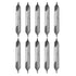 Utoolmart 10 Pcs Center Drill Countersink Lathe Bit Mill Tool, Combined Drills Plain Type A 1mm x 4mm, Combined Countersinks Drills Set Tool, HSS-...
