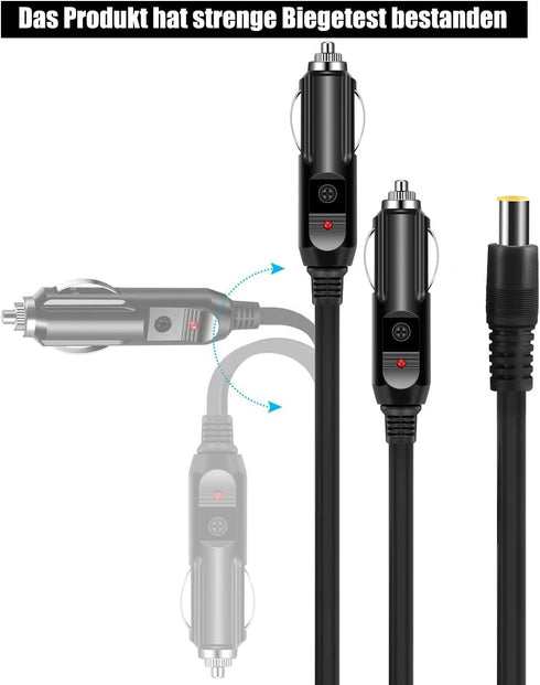 DC 8 mm Car Charging Cable, DC7909 7.9 x 5.5mm Car Cigarette Lighter Cable for Bluetti EB70 EB3A Powerstation......