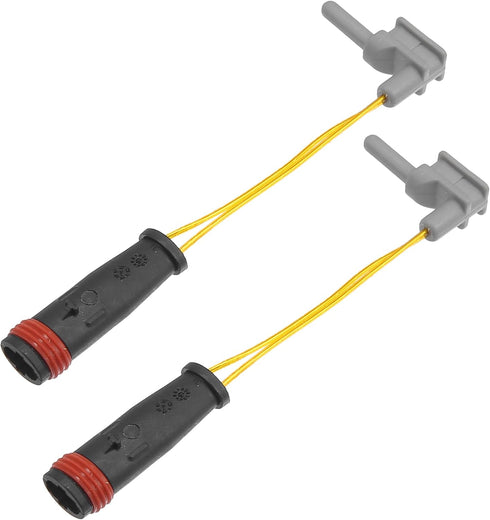 ACROPIX Front and 2 Rear Brake Pad Wear Sensor Lead Replacement Fit for Mercedes-Benz C230 - Pack of 2 Black Gold Tone...