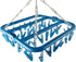 Clip and Drip Hanger Clothes Hanger Drying Rack 32 Clips (Blue)...