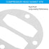 PATIKIL Central Pneumatic Compressor Parts, 2 Sets Replace Freight Air Compressor Head Gasket Kit Reed Valve Replacement...