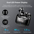 Wireless Earbud, Bluetooth Headphones 5.3 Stereo Bass Earphones 2023 Noise Cancelling 40H Dual Mic Call Earbud in-Ear USB-C LED Display IP7 Waterp...