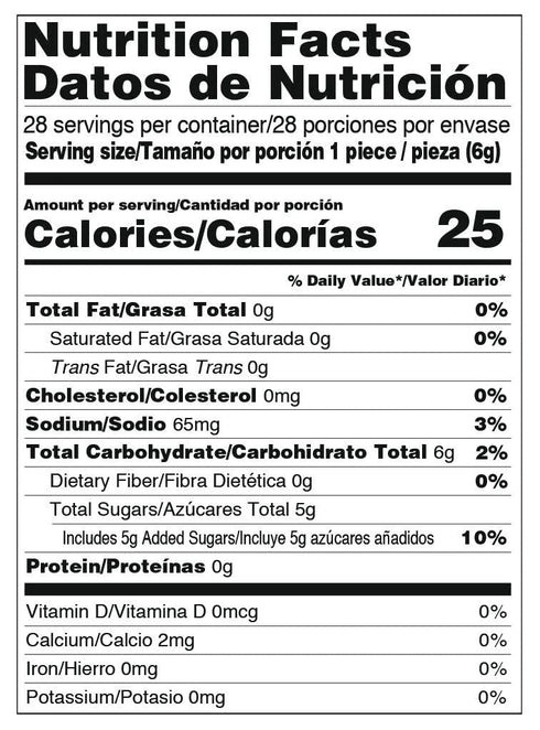 Jovy Revolcaditas with Chili Mango Flavor | 6oz Bag | Mexican Candy...