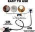 Heavy Duty Waterproof Extension Cord with On/Off Switch,Inline Cord Switch with 3-ft 16AWG Cable Piggyback Plug(3-Pronged),AC/DC 20A-125V,16A-250V...