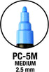 POSCA 153544858 2.5 mm Bullet Tip Waterbased Paint Marker - Assorted Colours (Pack of 4)...