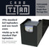 Toploader Storage Box Single Row - Trading Card Storage Box for Sports Cards and TCG Cards in Top Loaders and One Touch Magnetic Card Holder - Car...