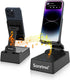 Wireless Bluetooth Speakers with phone Stand? Portable cell phone holder with bluetooth speaker for Home,Office,Outdoor?Gifts for men women (Black...