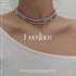 Boho Layered Beaded Necklaces Colorful Beads Choker Necklace Handmade Cute Chokers Set Beach Adjustable Neck Jewelry for Women(7PCS)...