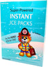 3-Pack Kids Super-Powered Instant Cold Ice Pack - Quick and Effective Pain relief for your Childs Bumps and Bruises with Super Hero Shields.....
