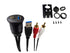 Flush Mount Cable Kit 3 ft USB 3.0 Male to 3.0 Female and 2 RCA Male to 3.5mm Female AUX Extension Cable Dashboard Panel Dash Mount Port (3 feet)...
