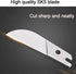 Miter Shears Replacement Blade,SK5 Steel Blade Quarter Round Cutting Tool for Angular Cutting Moulding,3pcs Shoe Molding Cutter Blade,Replacement ...