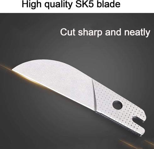Miter Shears Replacement Blade 3PCS,SK5 Steel Spare Blade for Quarter Round Cutting Tool,Angular Cutting Moulding Blade,3PCS Multifunctional Shoe ...