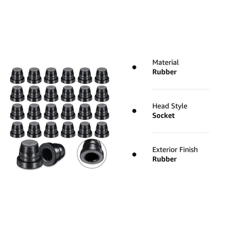 18 Pieces Brake Bleeder Cap Grease Fitting Caps Rubber Zerk Covers Brake Caliper Dust Cover Brake Bleeder Nipple Cap for Cars and Motorcycles...
