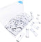 30PCS Vertical Blind Repair Vane Savers, Eco-Friendly Metal Vertical Blind Repair Tabs, Vertical Blinds Replacement Slats, White...