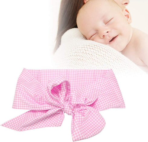 AYNEFY Newborn Swaddle Wrap,100% Cotton Skinfriendly Infant Swaddle Wrap Bow Sash Infant Bowknot Sash Blanket for Baby Swaddle Photography Shoot P...
