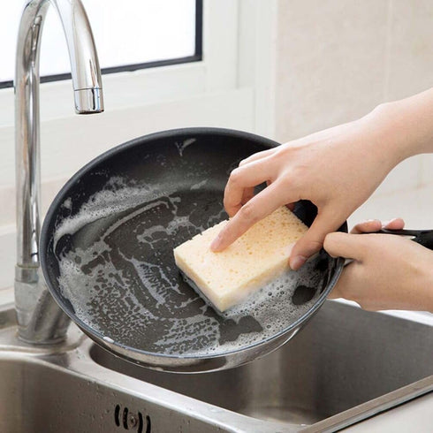 Sponges Kitchen, 8pcs Dish Washing Sponge Heavy Duty Scrub Sponge Reusable Kitchen Sponge Cleaning Sponge for Dishes, Pots, Pans...