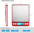 AMIR Digital Kitchen Scale, 500g/ 0.01g Mini Pocket Jewelry Scale, 100g Calibration Weight, Cooking Food Scale with Back-Lit LCD Display, 2 Trays,...