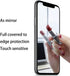 2 Piece Privacy Tempered Glass for iPhone 11 Pro Max/iPhone XS Max 6.5 inch Anti-blue Anti-Spy Screen Protector Mirror Gradient Colorful......