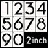 DXCYZ 2 Inch Large Number Stencils Kit 0-9 Address Number Stencil, 10PCS Reusable Plastic Painting Number Templates for Mailbox Signs, Door...