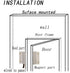2X Magnetic Reed Switch Normally Open Closed NC NO Door Alarm Window Security/Magnetic Door Switch/Magnetic Contact Switch/Reed Switch,to DC 5V 12...
