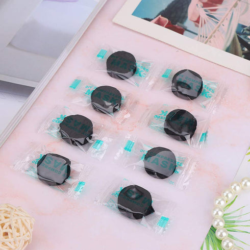 100Pcs/Pack Bamboo Charcoal Compressed Face Mask, Disposable Skin Care DIY Facial Mask Paper, Cotton Skin Care Wrapped Masks...