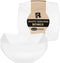 R-kay 6 Pack Square Plastic Serving Bowls - White Plastic bowls 16 Oz - Disposable Serving Bowls - Premium white Bowls Disposable Heavy Duty For W...