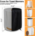 Towel Warmer Cover Dustproof 13.4"X19.3",Towel Warmers Protector for Bathroom Home,Cylinder Dust Prevention Cover with Adjustable Draw String for ...