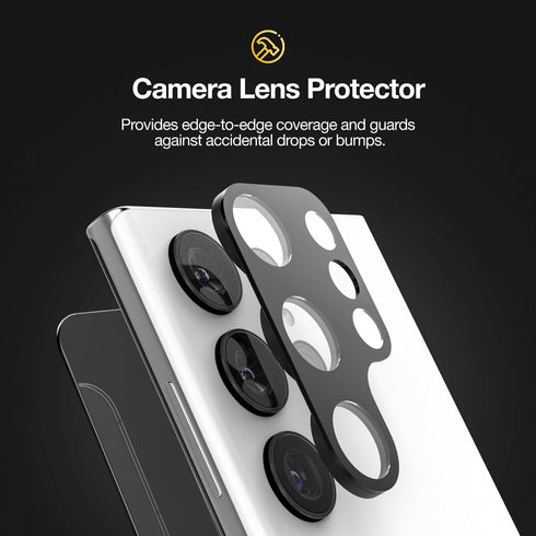magglass HD Screen Protector for Samsung Galaxy S24 Ultra Tempered Glass with Camera Lens Guard (Easy Applicator Included)......