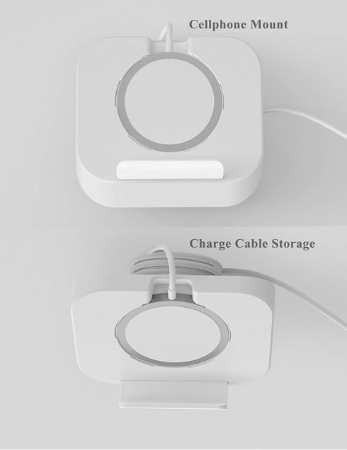 Phone Wall Mount for Magsafe Charger Bedside Phone Holder Compatible with Magsafe Accessories Fit for iPhone 12/12 Pro/ 13 Pro Max(Charger Not Inc...
