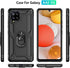 Androgate Cellular Phone Case for Samsung Galaxy A42 5G, Heavy Duty Protection with Metal Ring Holder Kickstand, Black...