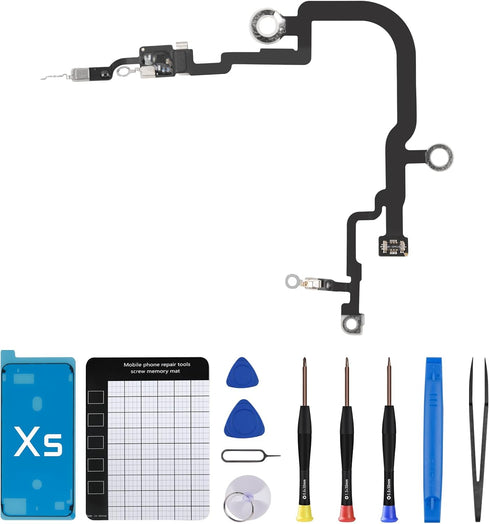 for iPhone Xs Bluetooth WLAN Antenna Flex Cable Replacement for iPhoneXS Bluetooth Signal Wireless Connection Antenna Part XS with Fix Tool Repair...