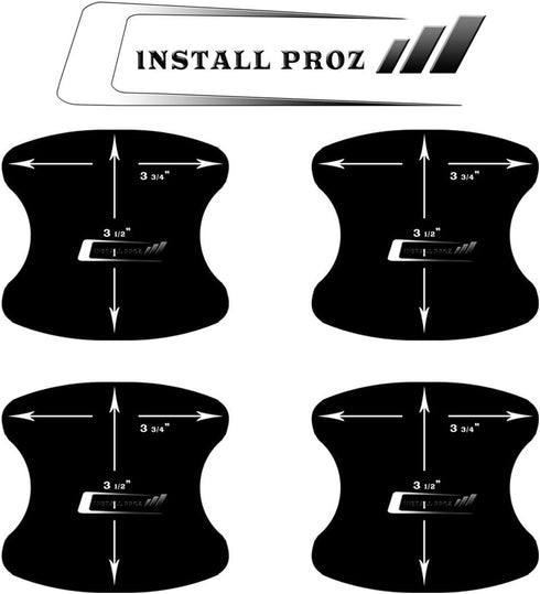 Self-Healing Clear Paint Protection Film (4 Door Cup Protectors)...