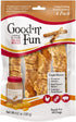 Good ’n’ Fun Triple Flavor Small Rolls with Peanut Butter, Chews with Rawhide for Dogs Made with Chicken, Peanut Butter and Pork Flavor, 12 Count ...