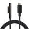 Nylon Braided Charging Cable for Microsoft Surface Pro 7/6/5/4/3Go3/2/1 Laptop 4/3/2/1, Must Work with 45W 15V 3A USB-C Charger (Black, 6ft)......
