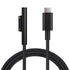 Nylon Braided Charging Cable for Microsoft Surface Pro 7/6/5/4/3Go3/2/1 Laptop 4/3/2/1, Must Work with 45W 15V 3A USB-C Charger (Black, 6ft)......