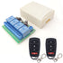 DieseRC DC 12V 24V 4CH Wireless Remote Control Switch DC 6-30V 10A 4-Channels 433Mhz Radio Frequency Relay Receiver with 2 RF Transmitters for Lig...